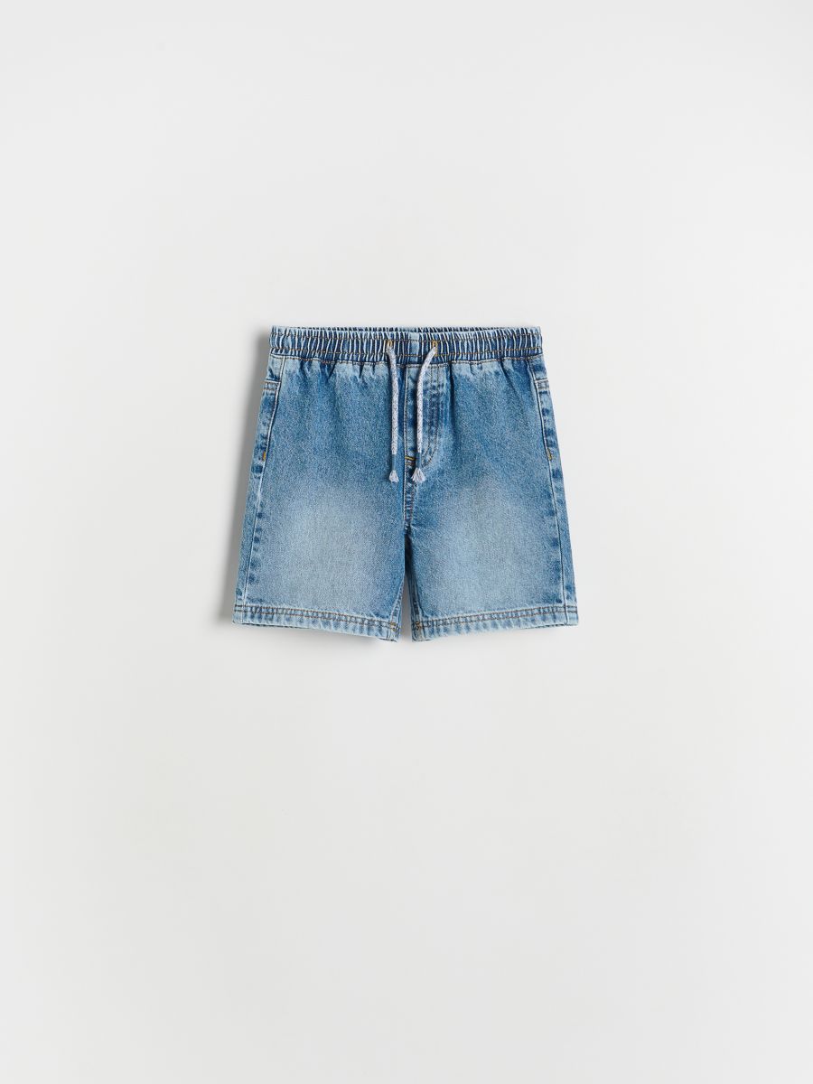 Denim shorts - blue jeans - RESERVED - 2