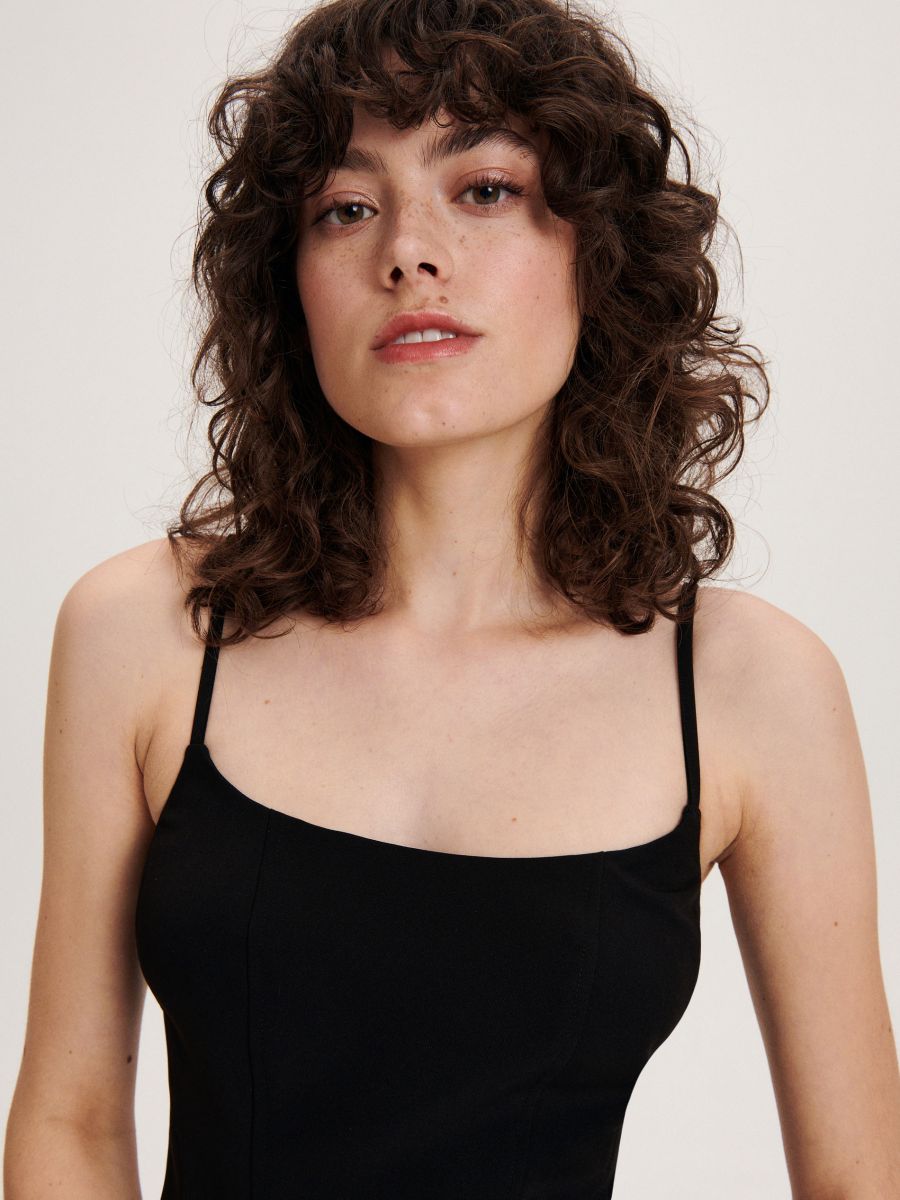 Top tip corset - negru - RESERVED - 3
