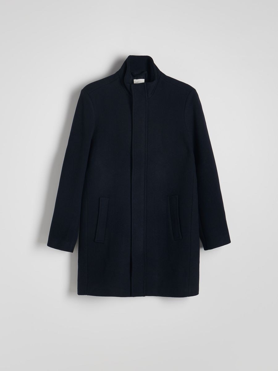 Wool blend coat - navy - RESERVED - 5