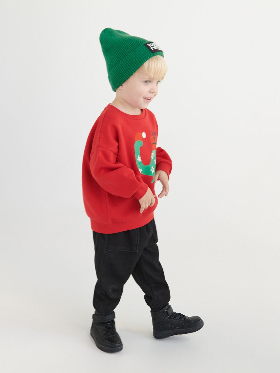 Insulated trousers with patch - black - RESERVED - 4