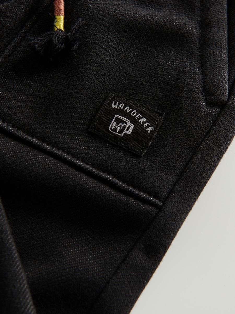 Insulated trousers with patch - black - RESERVED - 5