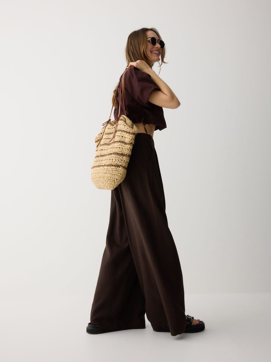 Woven shopper bag - multicolor - RESERVED - 2