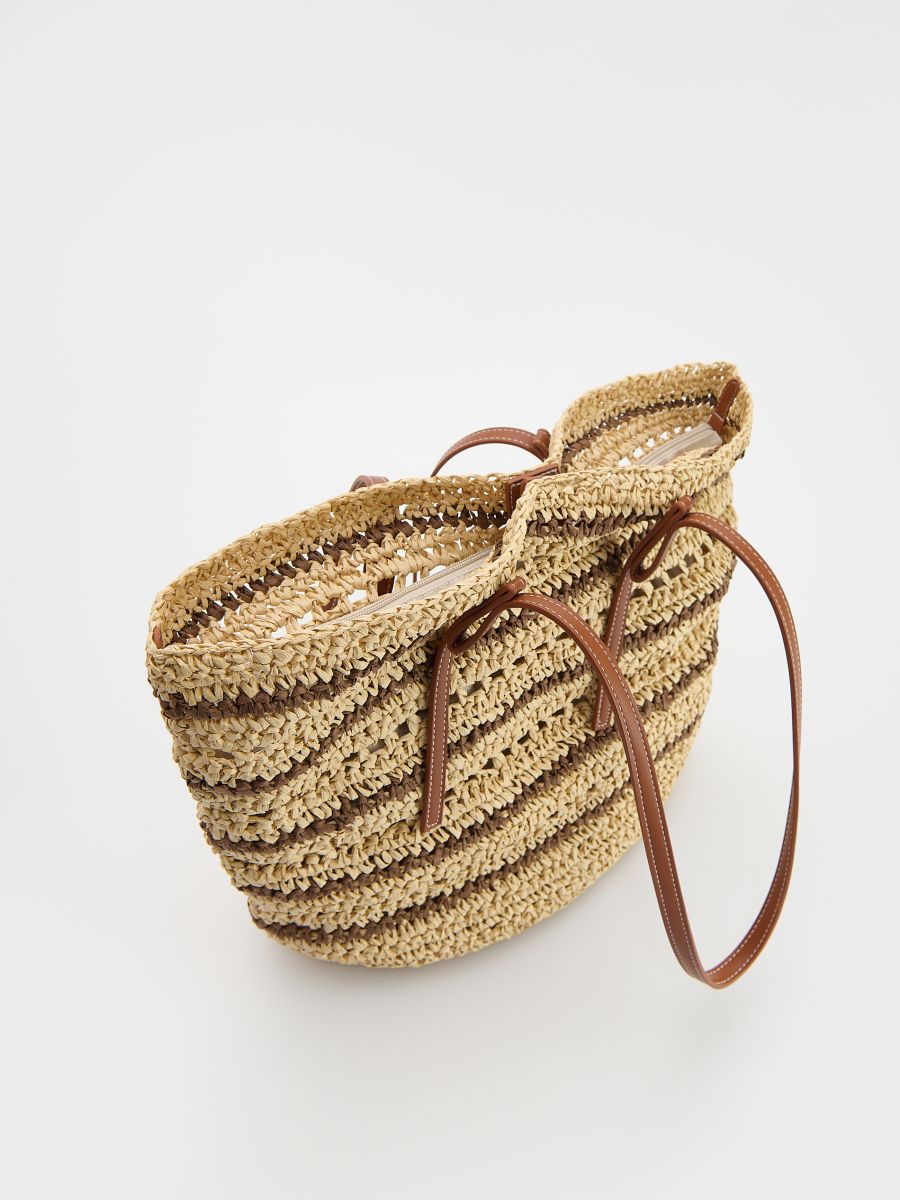 Woven shopper bag - multicolor - RESERVED - 5