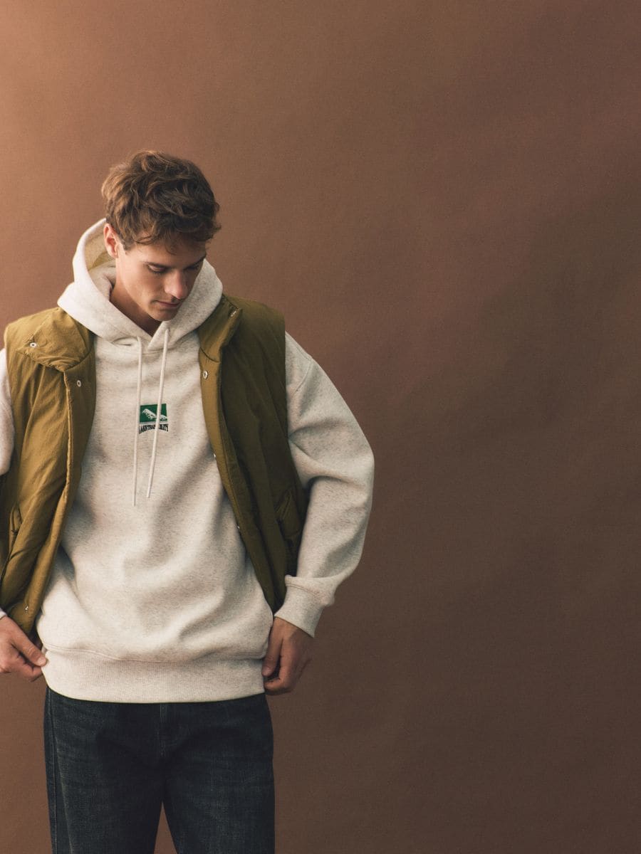 Oversized hoodie - cream - RESERVED - 5