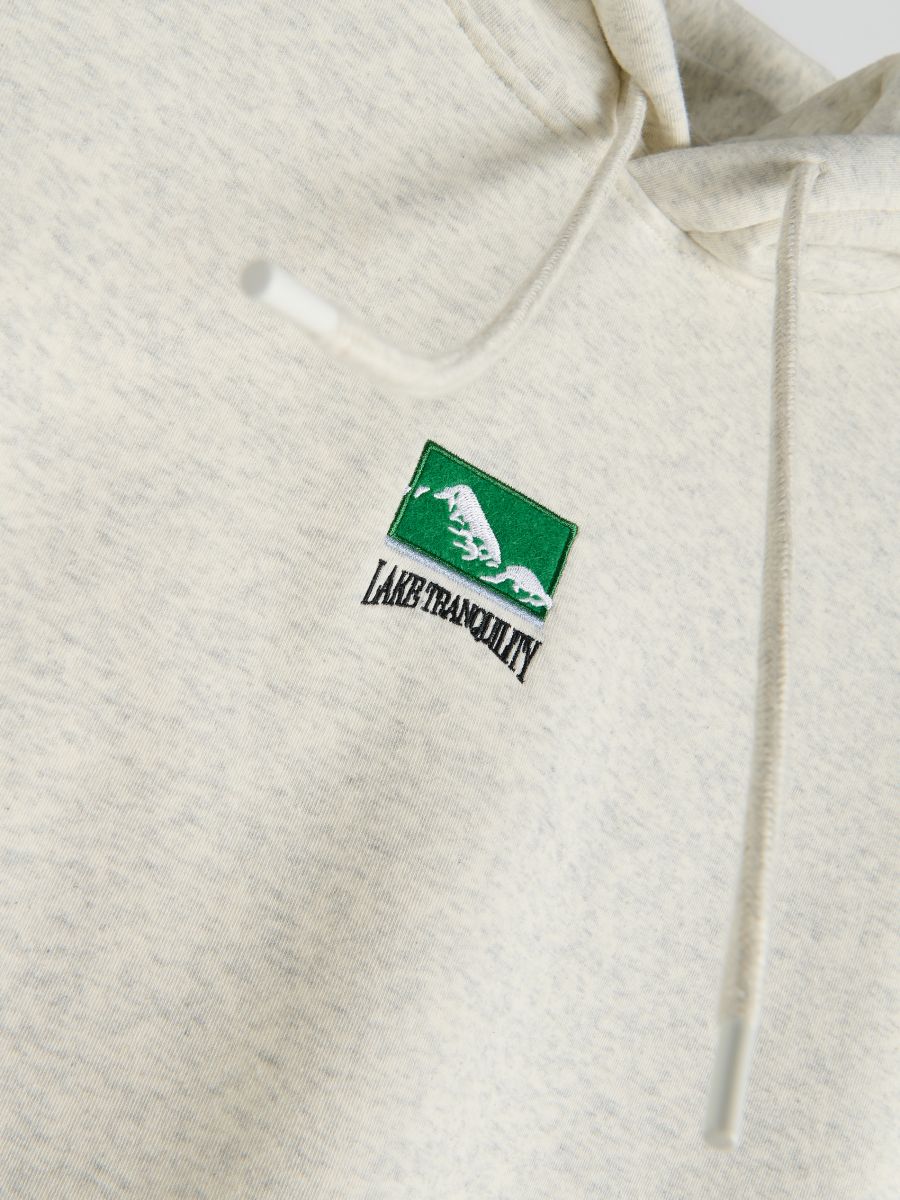 Oversized hoodie - cream - RESERVED - 8