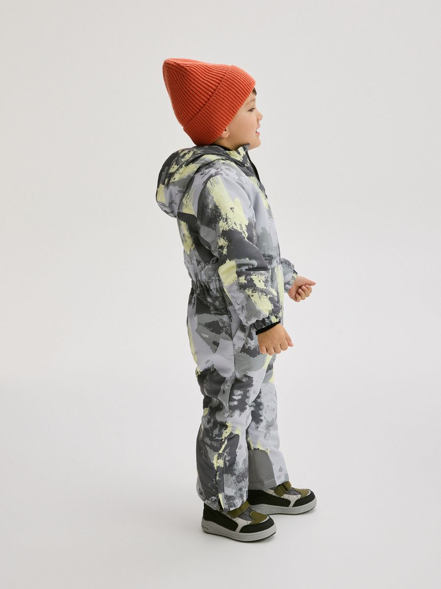 Insulated onesie with hood - dark grey - RESERVED - 8