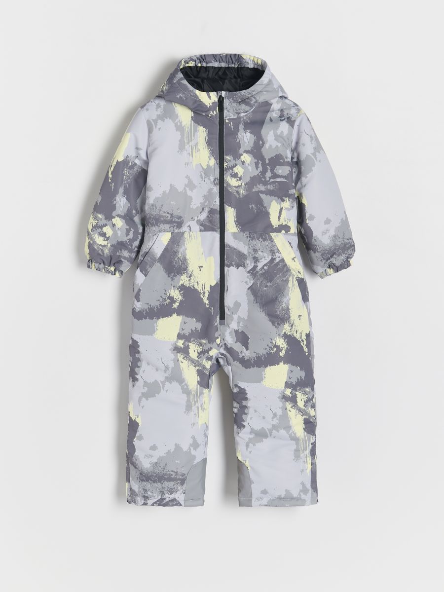Insulated onesie with hood - dark grey - RESERVED - 2