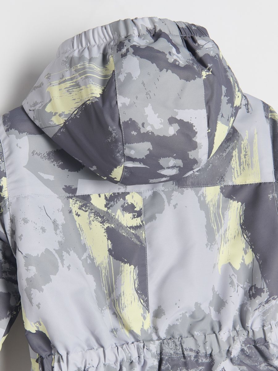 Insulated onesie with hood - dark grey - RESERVED - 4