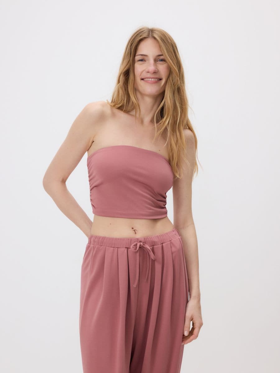 LADIES` TOP - mauve - RESERVED - 3