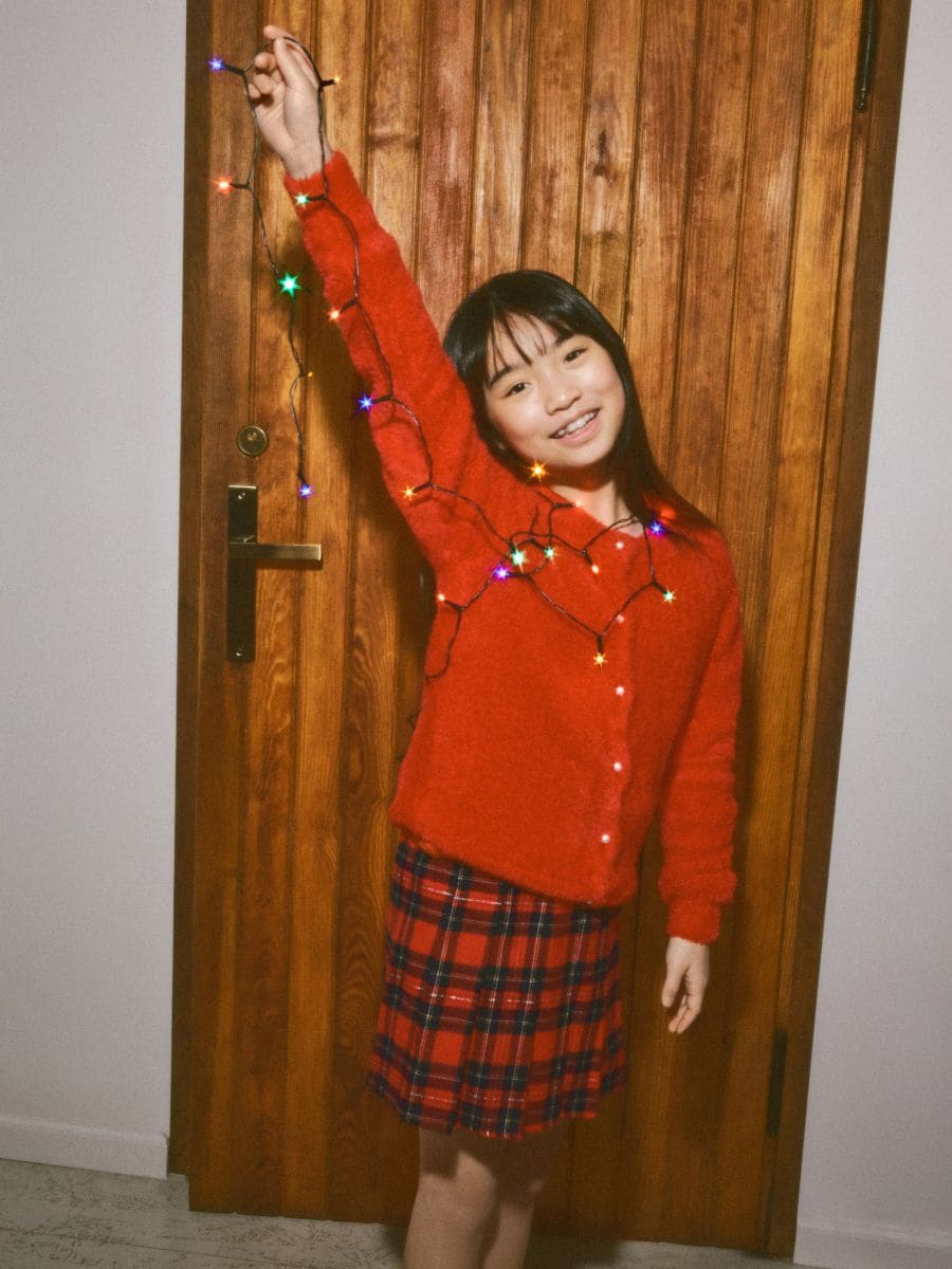 Καρό πλισέ φούστα - πολυχρωμο - RESERVED