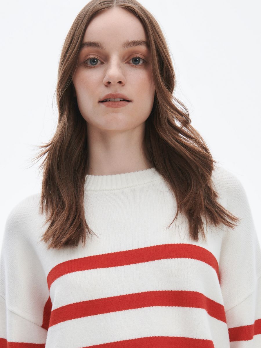 Stripe jumper - red - RESERVED - 3