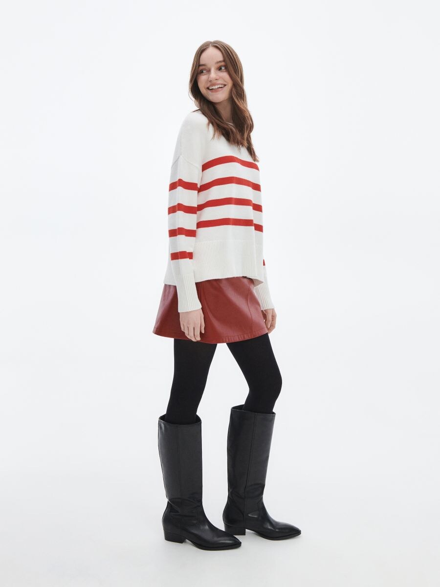 Stripe jumper - red - RESERVED - 4