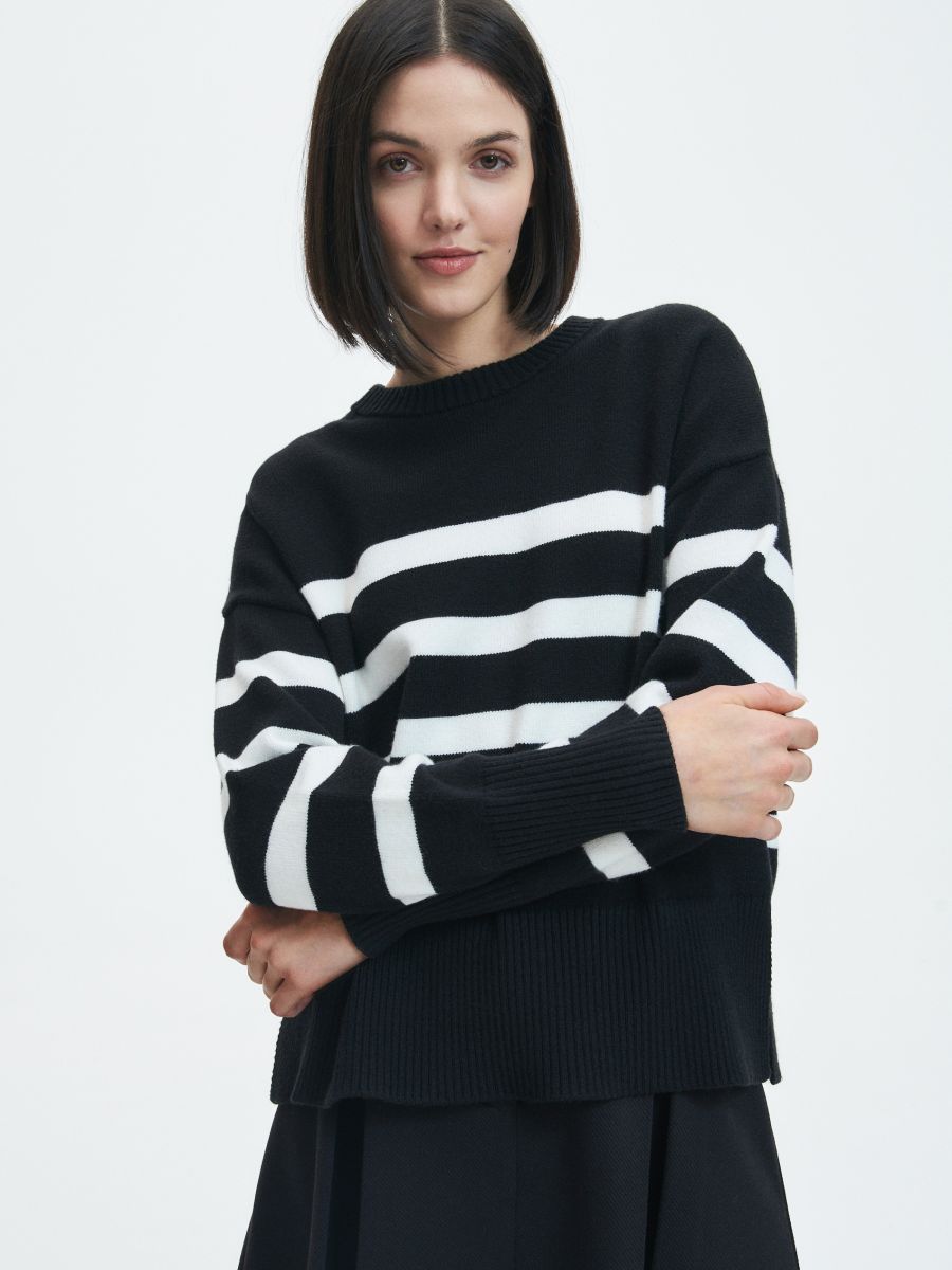 Stripe jumper - black - RESERVED - 2