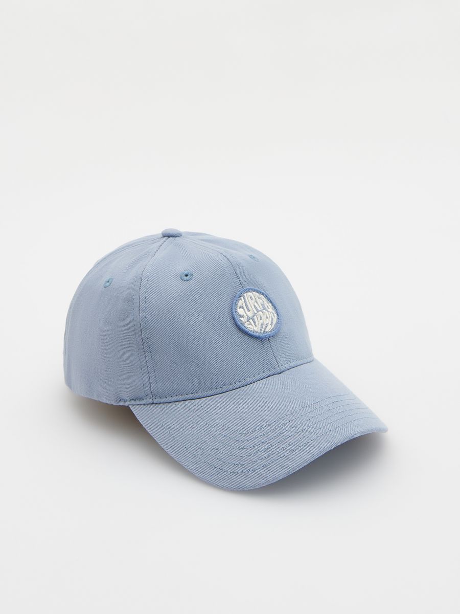Cepure ar nagu un uzšuvi Baseball - gaiši zila - RESERVED
