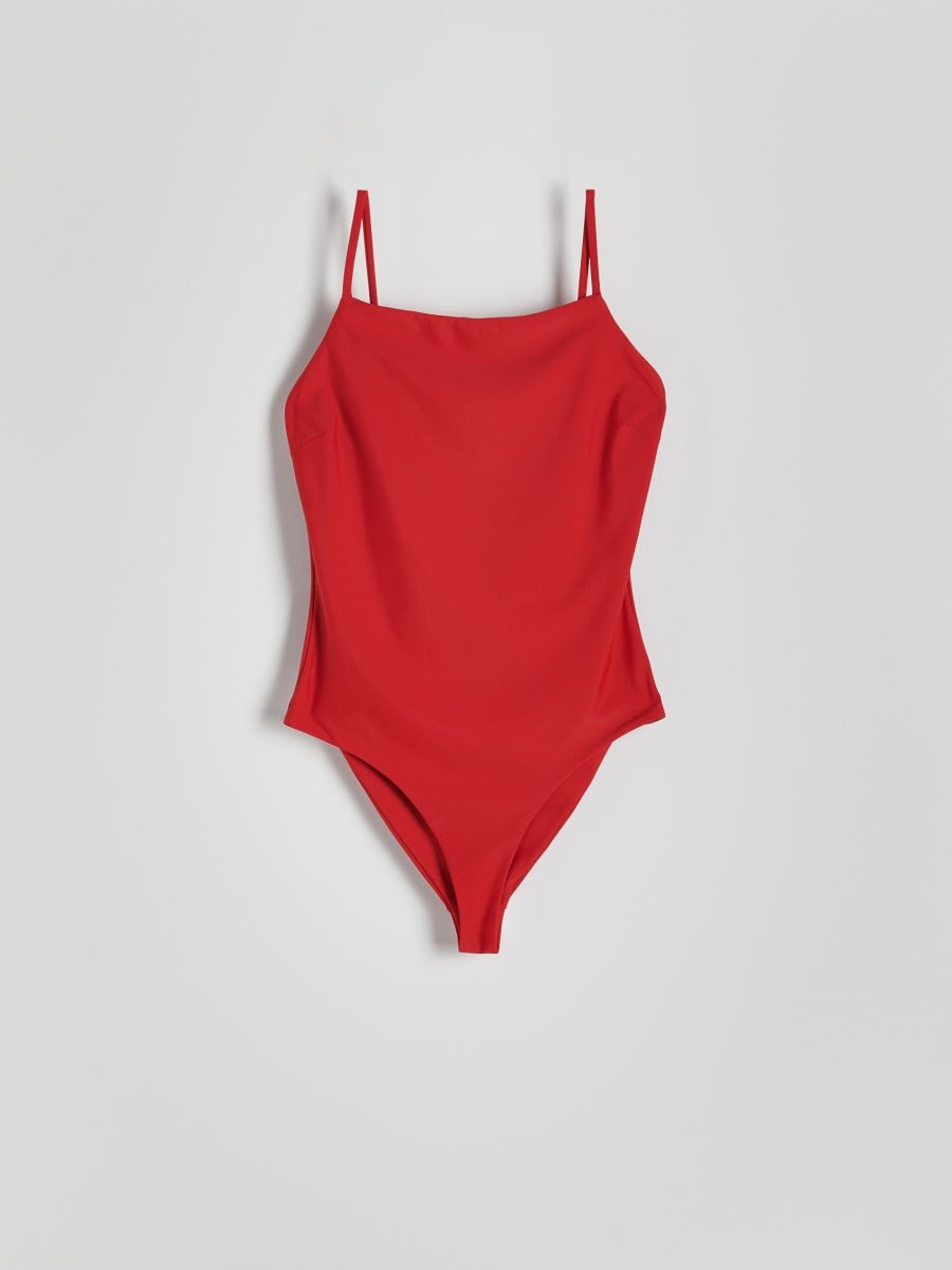 One piece beach swimsuit - red - RESERVED