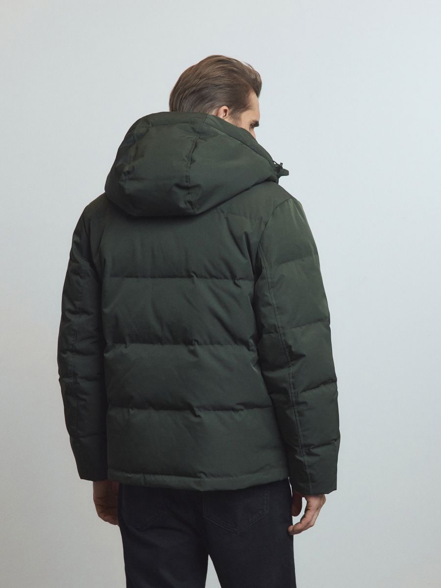Technical Sorona jacket with down rich fill - dark green - RESERVED - 4