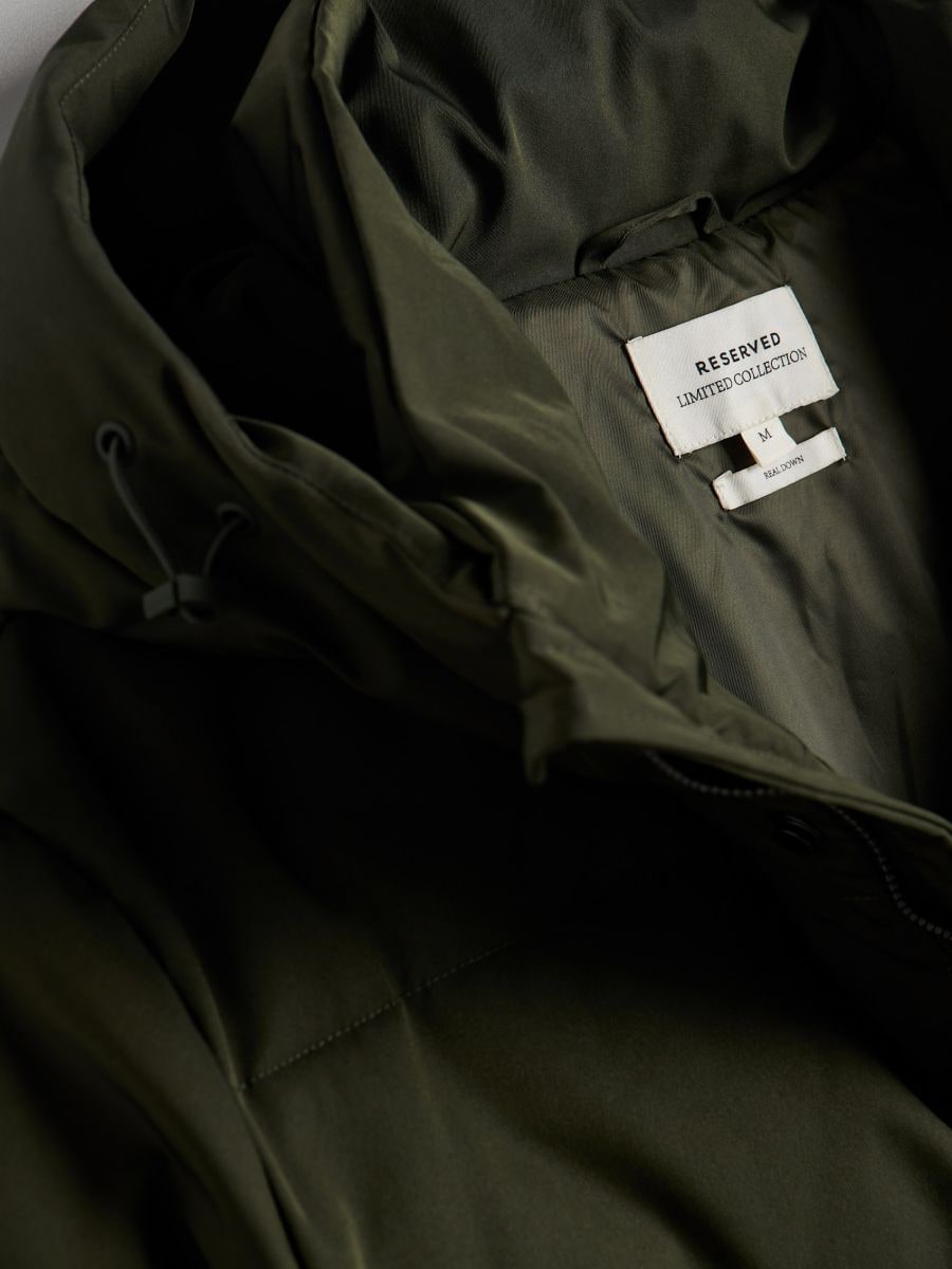 Technical Sorona jacket with down rich fill - dark green - RESERVED - 6