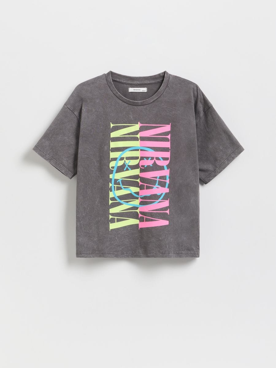 Nirvana T-shirt - dark grey - RESERVED - 3