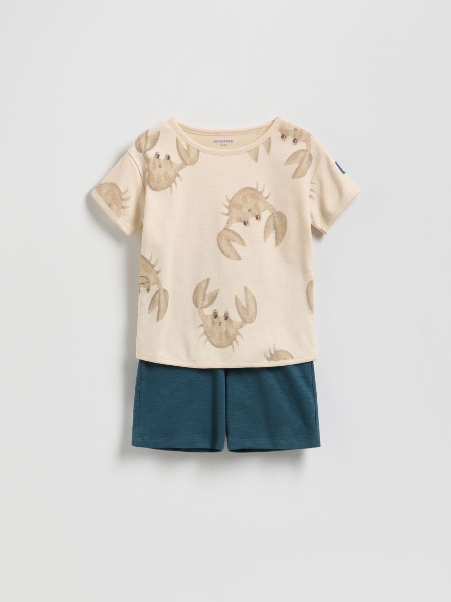 Ensemble en coton majoritaire - crème - RESERVED - 2