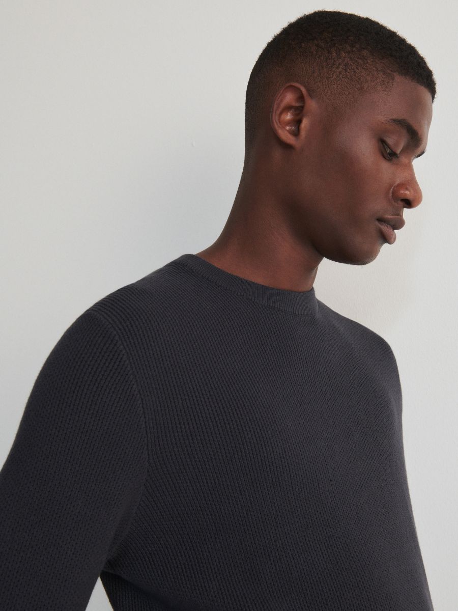 Pull en coton - brun foncé - RESERVED - 2