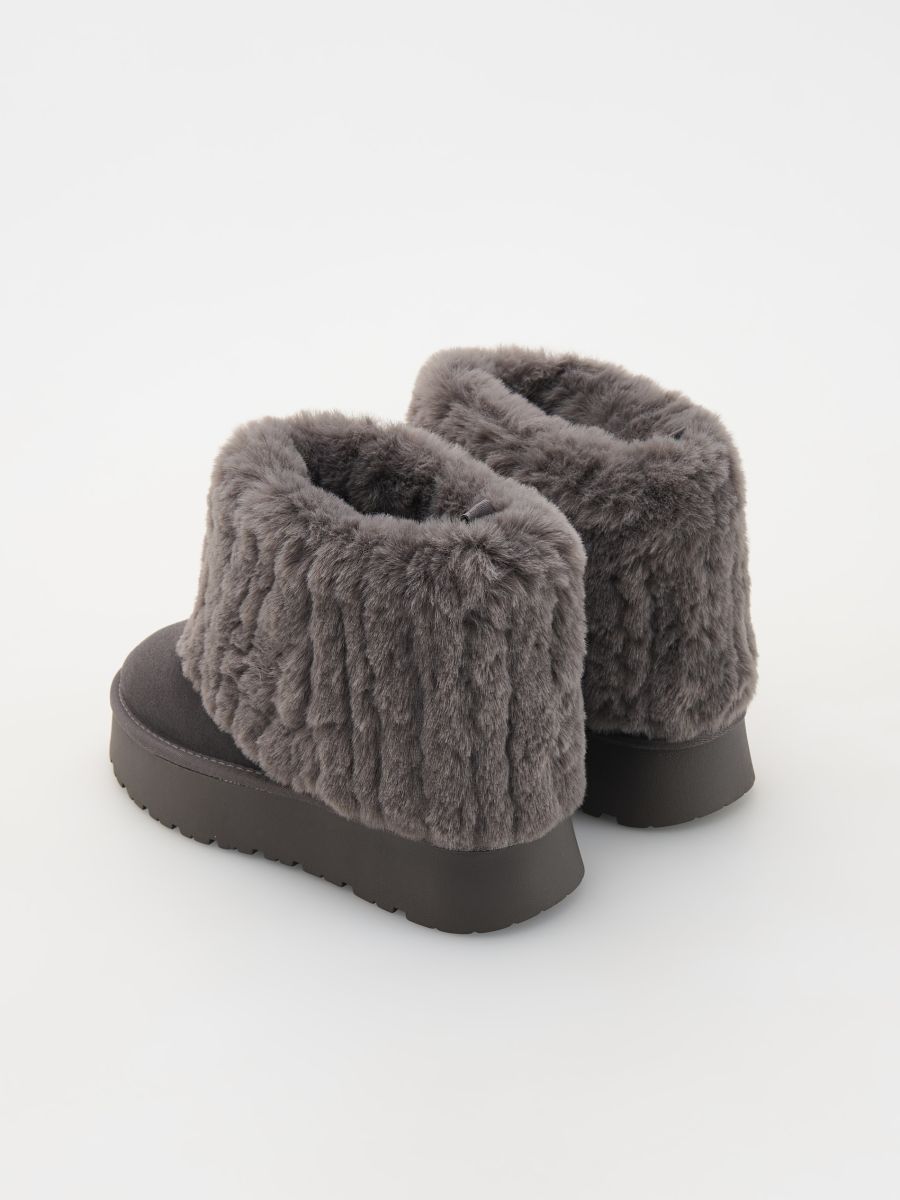 Bottines en daim - gris foncé - RESERVED - 3