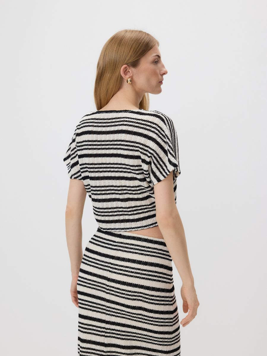 Bluse mit Bindedetail - bunt - RESERVED - 3