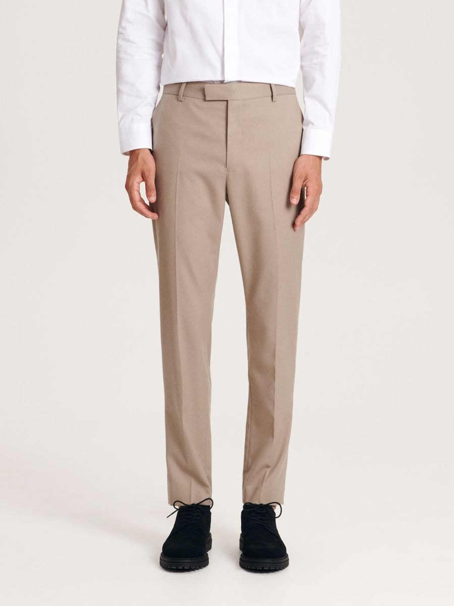 Mr Button Chinos  Buy Mr Button Beige Cotton Solid Chinos Online  Nykaa  Fashion