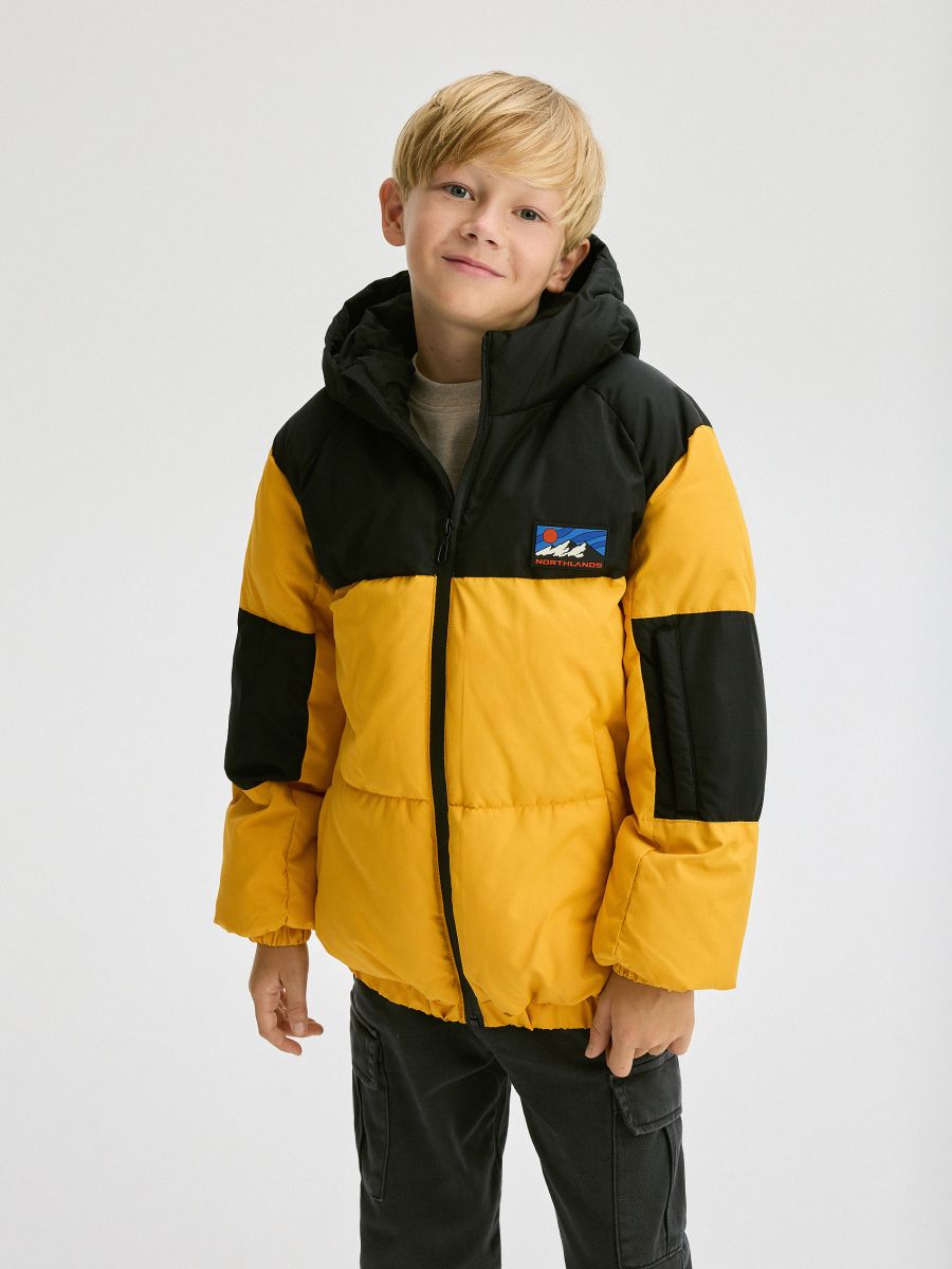 Jacket with contrasting inserts - yellow - RESERVED - 7