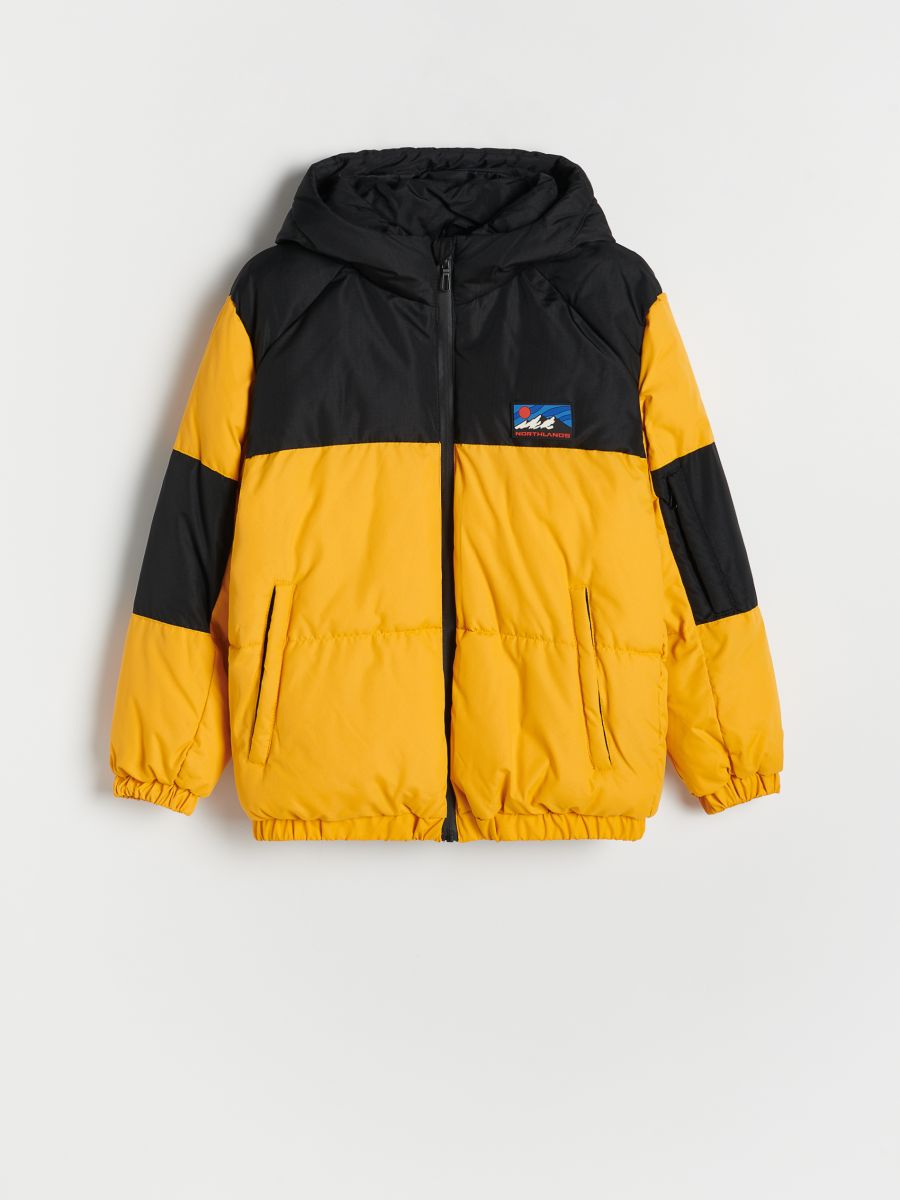 Jacket with contrasting inserts - yellow - RESERVED - 2