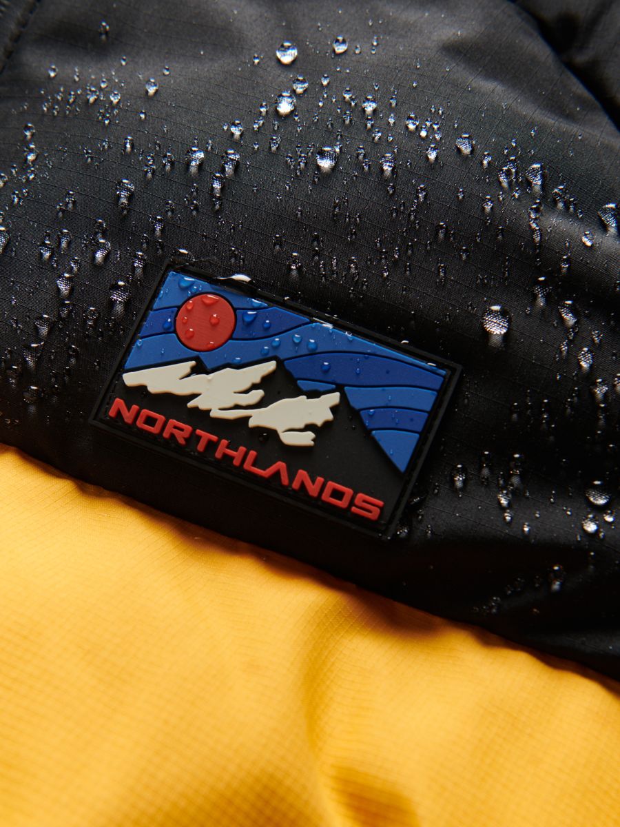 Jacket with contrasting inserts - yellow - RESERVED - 8