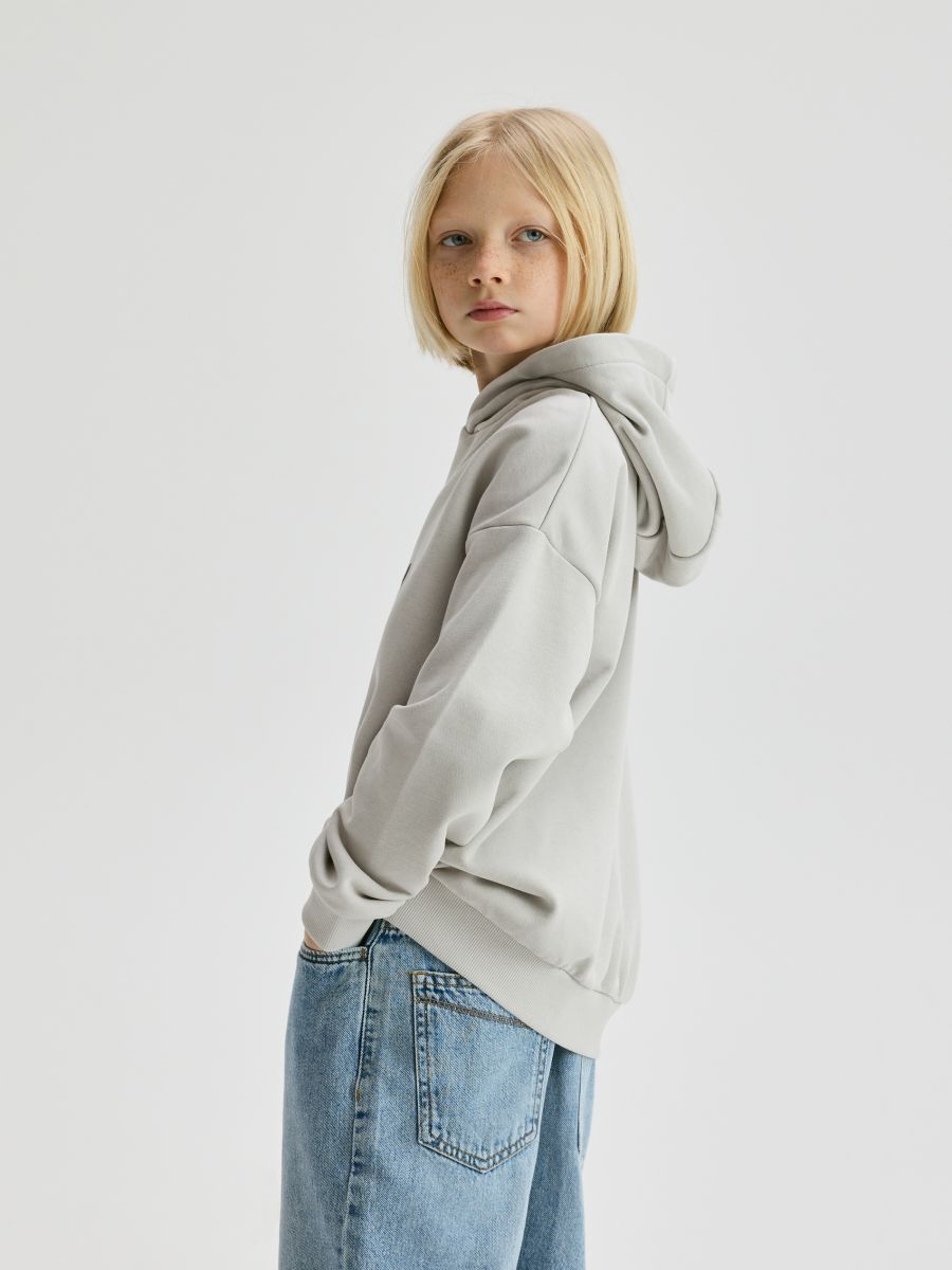 Mickey Mouse hoodie - light grey - RESERVED - 7