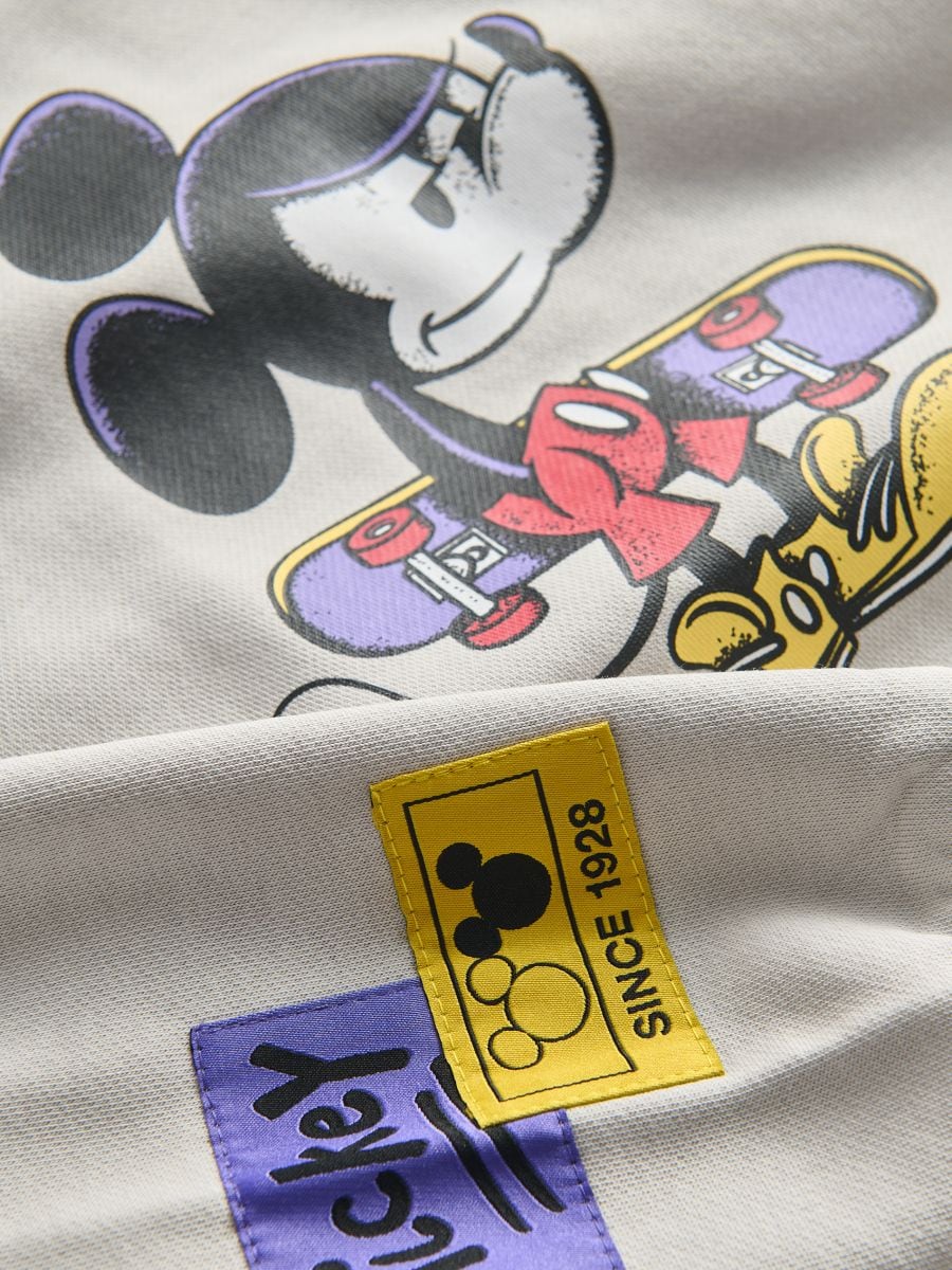 Mickey Mouse hoodie - light grey - RESERVED - 3