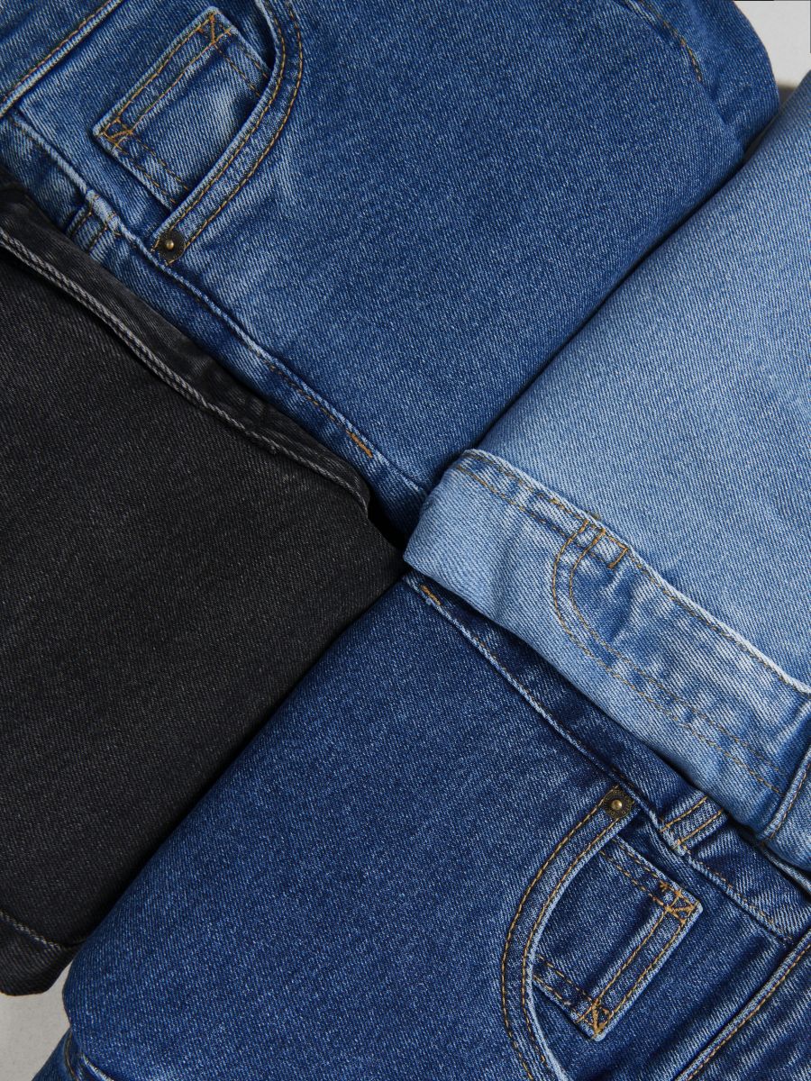 Blugi slim elastici - albastru - RESERVED - 5