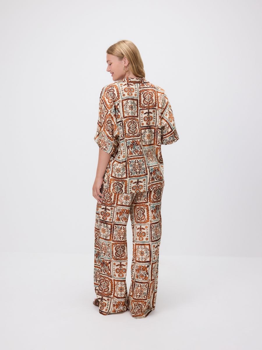 Viscose overhemd - meerkleurig - RESERVED - 4