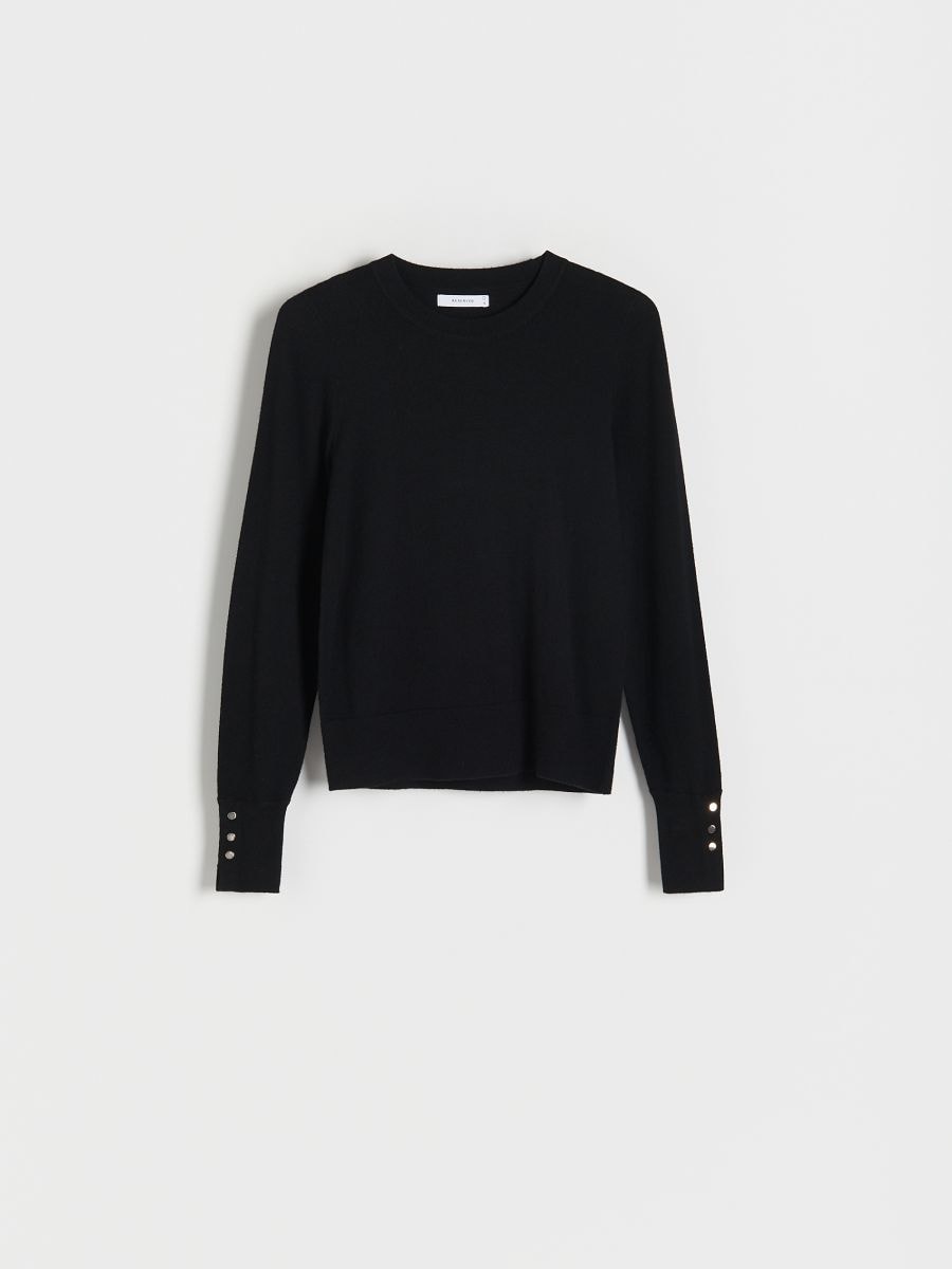 Viscose rich jumper - black - RESERVED - 3