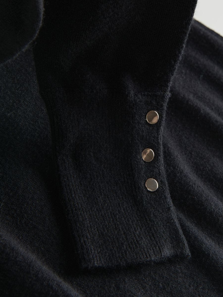 Viscose rich jumper - black - RESERVED - 4