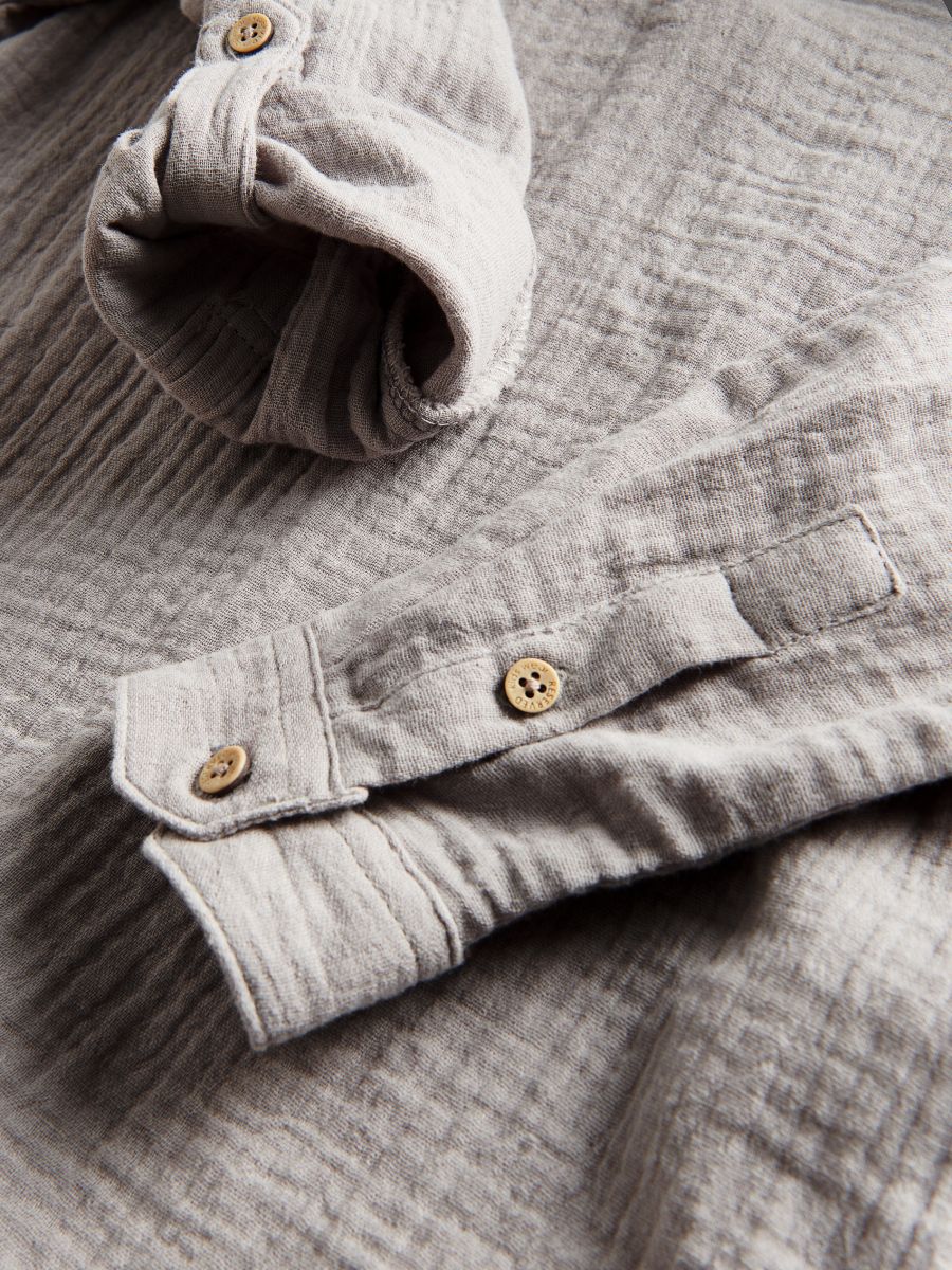 Camisa com capuz - cinza claro - RESERVED - 4