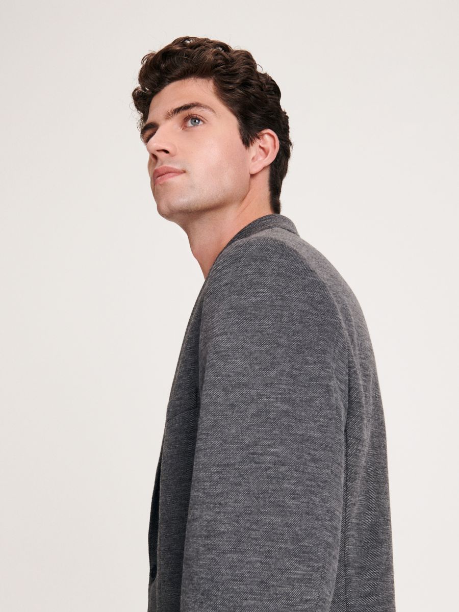 Sacou slim fit - gri-închis - RESERVED