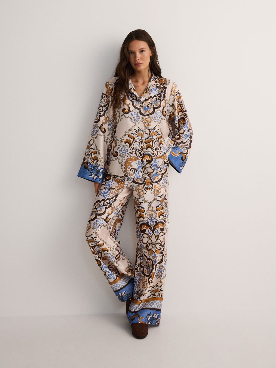 Shirt with decorative print - multicolor - RESERVED - 3