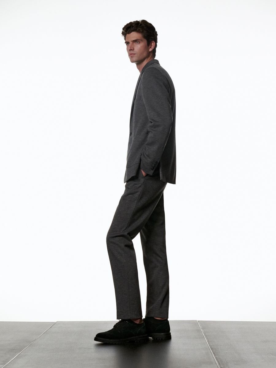 Dark Grey Bird's Eye Brescia Suit Trousers in Pure S130's Wool | SUITSUPPLY  Hong Kong SAR