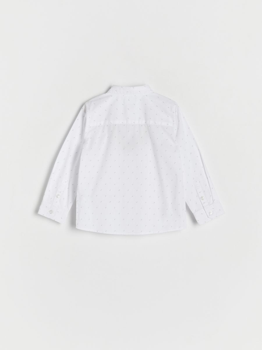 Shirt with micro pattern - white - RESERVED - 5