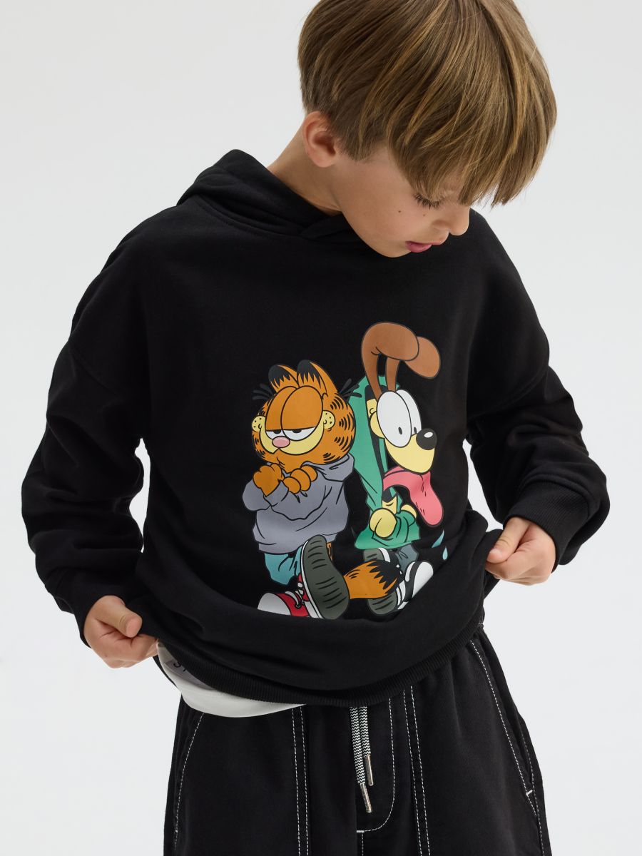 GARFIELD sweatshirt - black - RESERVED - 6