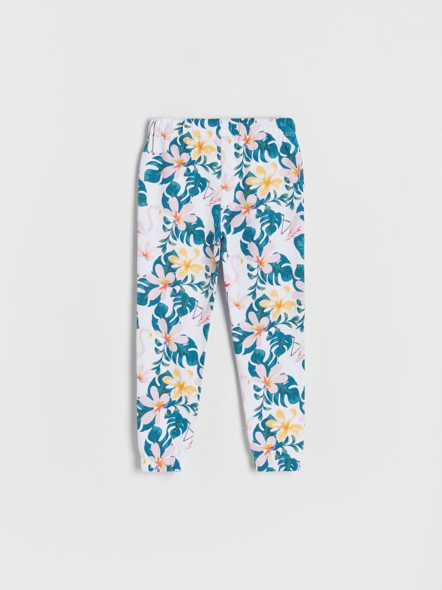 Jogging en coton à motif - Multicolore - RESERVED - 5