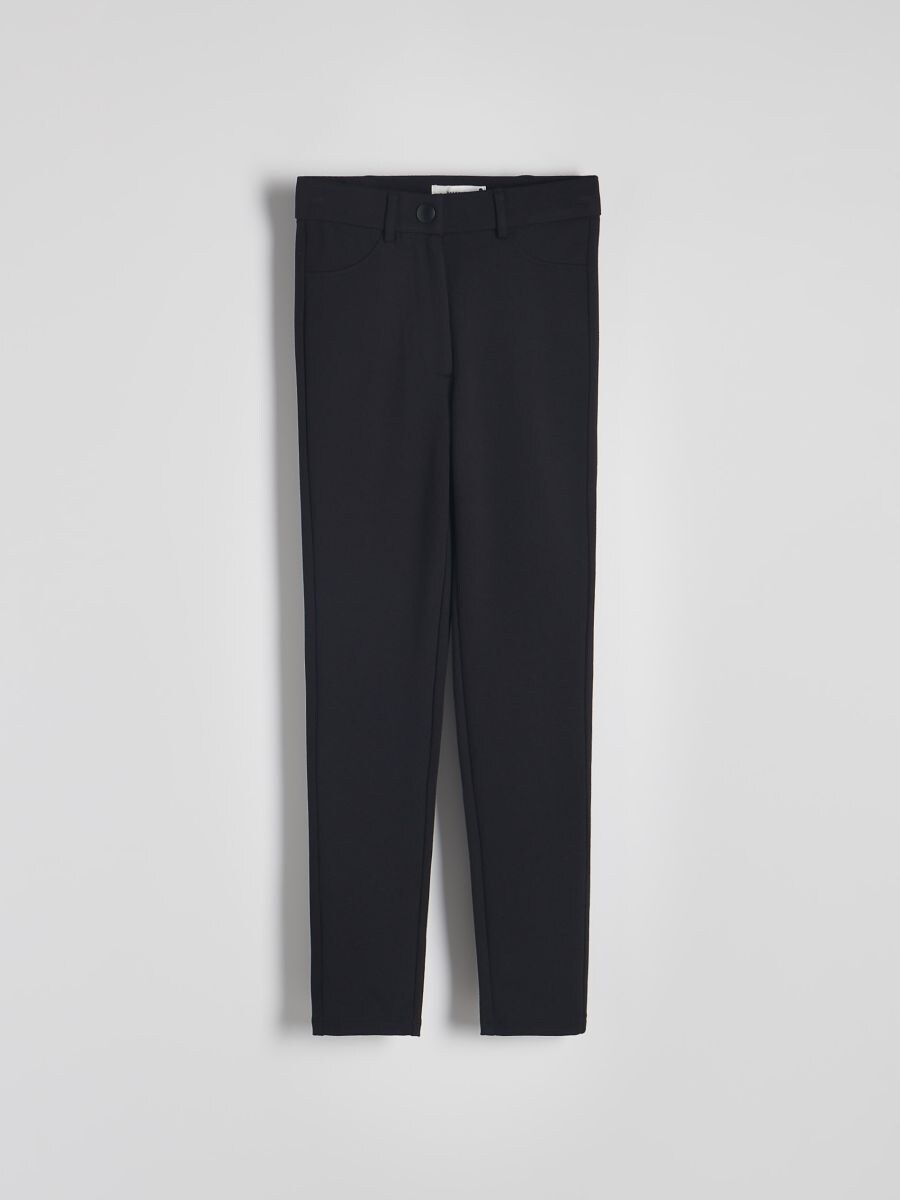Legginsy z wiskozą Kolor czarny - RESERVED - 4085T-99X