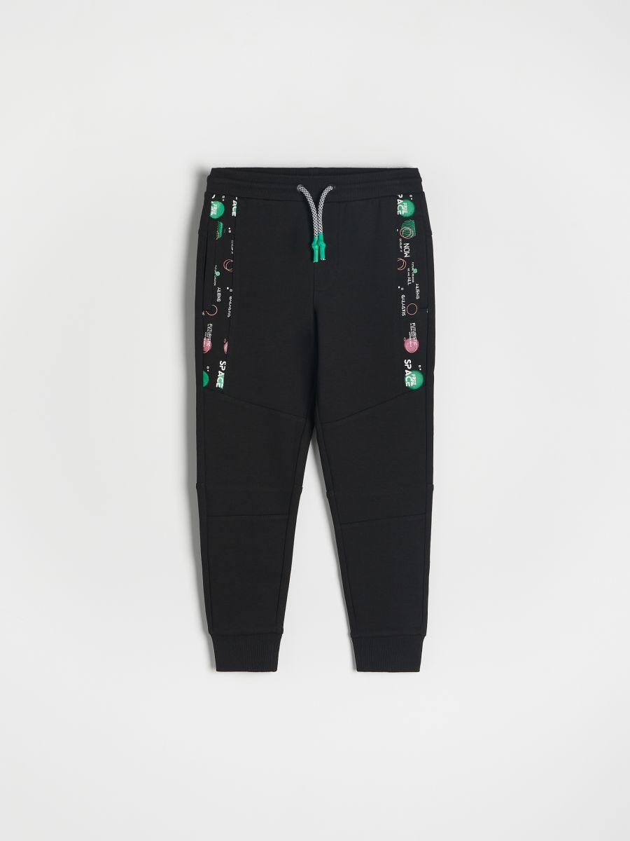 Trousers jogger with print - black - RESERVED - 2