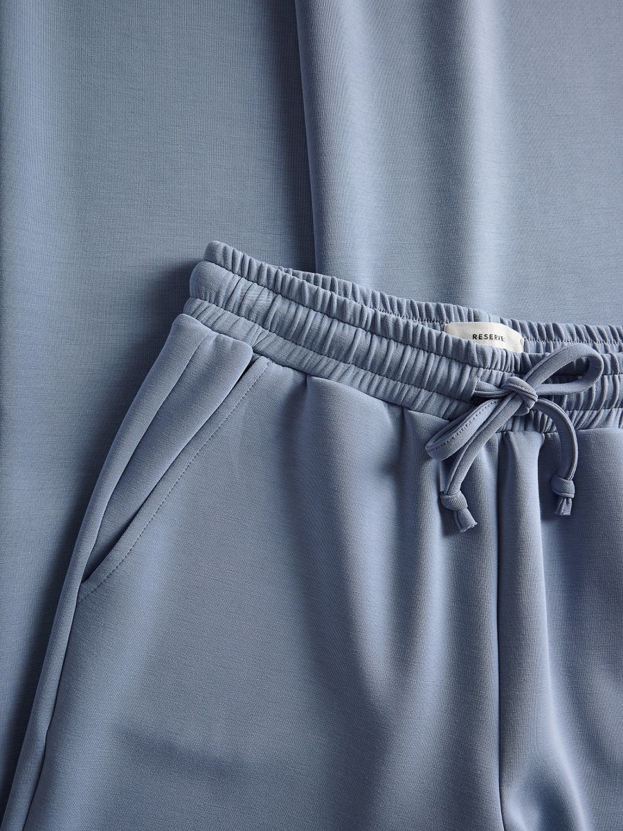 Sweatpants i modalblanding - bleg blå - RESERVED - 4