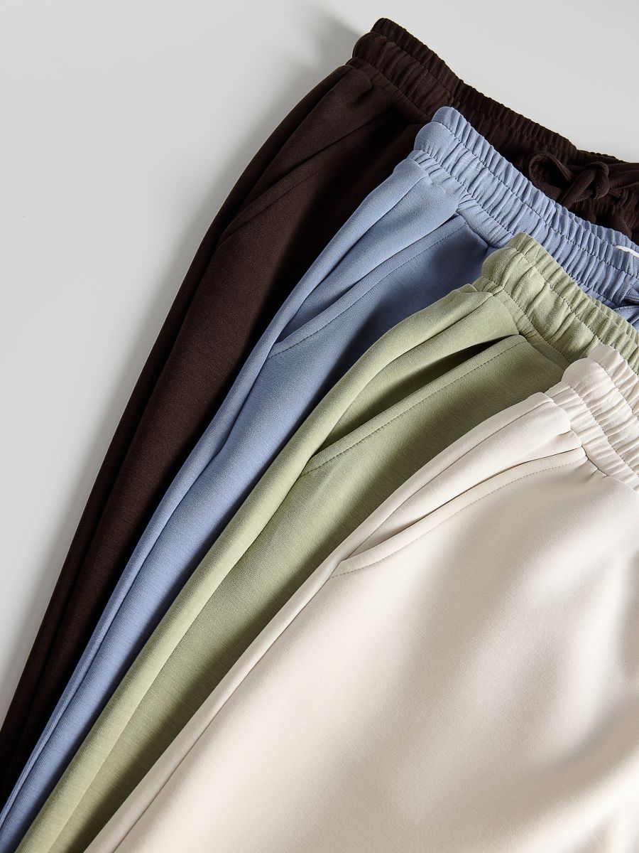 Sweatpants i modalblanding - mørkebrun - RESERVED - 5