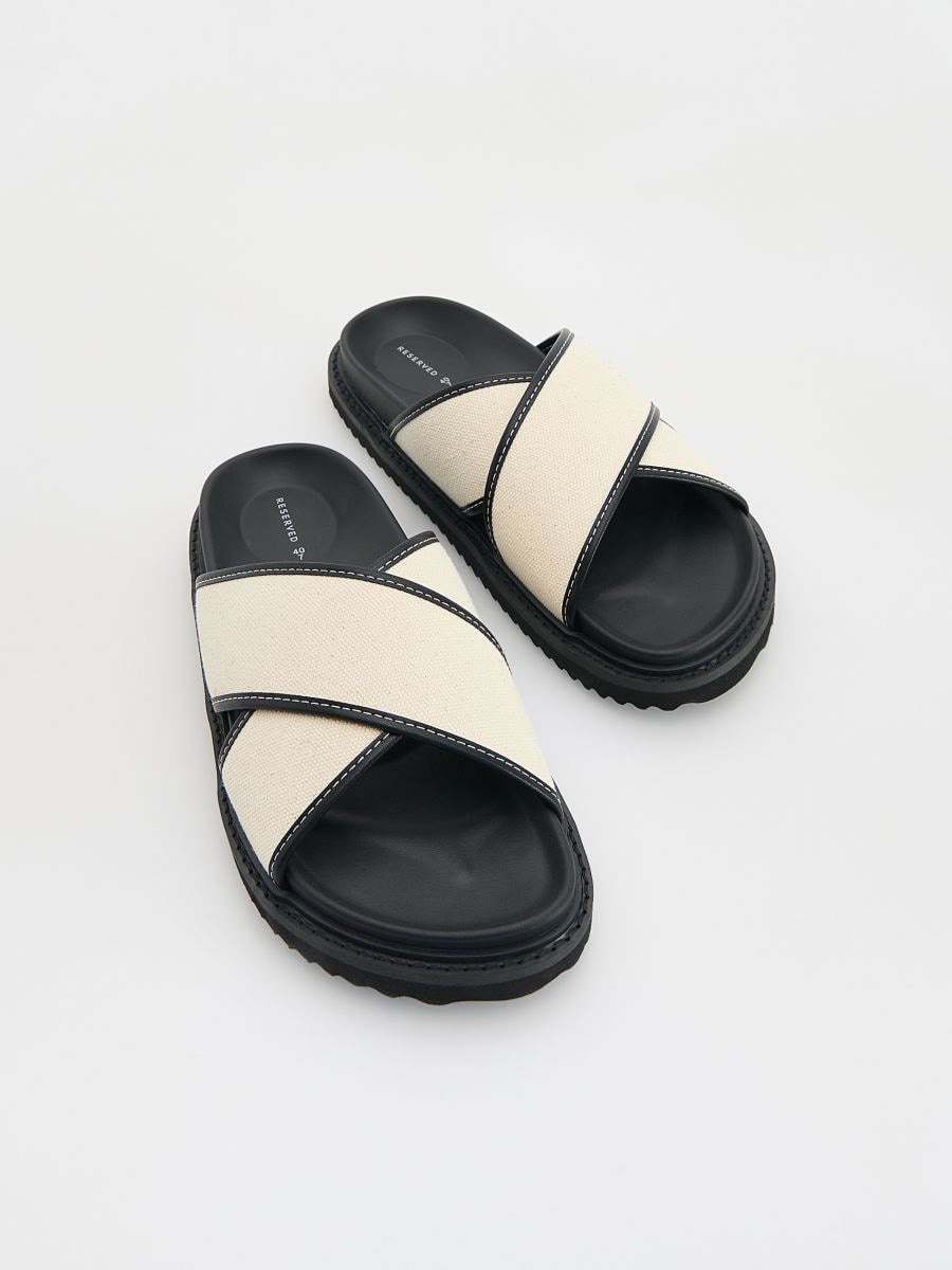 LADIES` SLIDES - black - RESERVED - 4