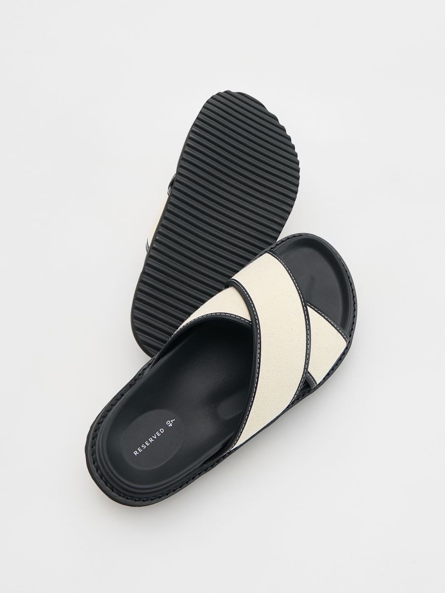 LADIES` SLIDES - black - RESERVED - 6