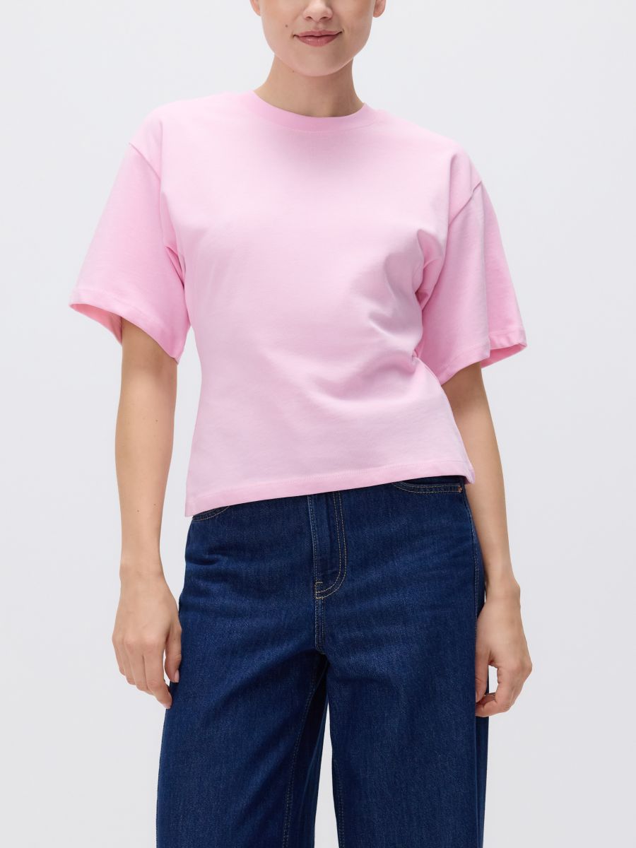 Getailleerd T-shirt - ROZE - RESERVED